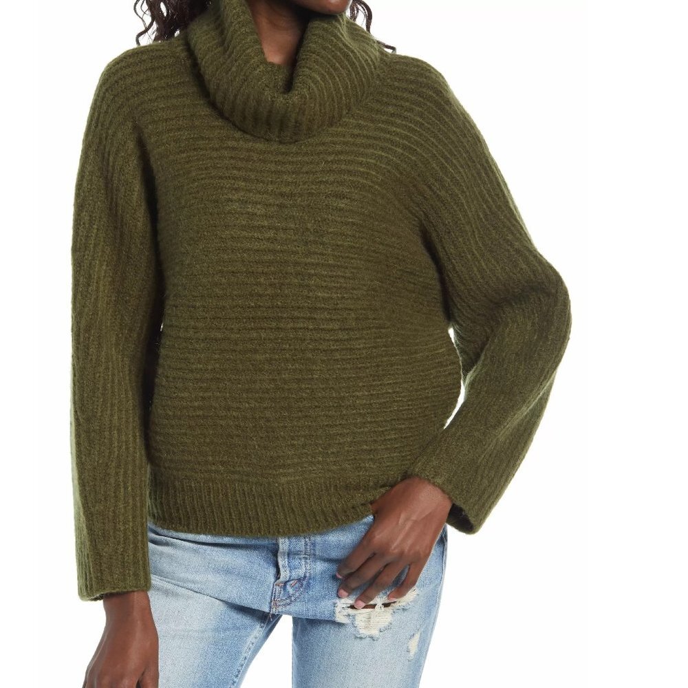 Leith Dolman Turtleneck Sweater